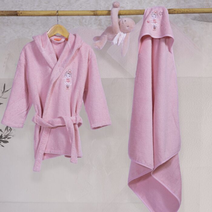 Κάπα Βρεφική Ballerine World 75x75 Nef Nef Homeware, 100% ΒΑΜΒΑΚΙ - Image 2