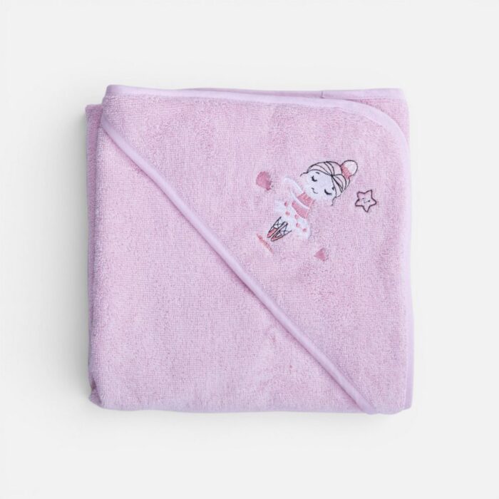 Κάπα Βρεφική Ballerine World 75x75 Nef Nef Homeware, 100% ΒΑΜΒΑΚΙ - Image 3