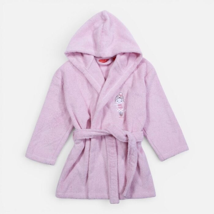 Μπουρνούζι Βρεφικό Ballerine World Nef Nef Homeware, 100% ΒΑΜΒΑΚΙ - Image 2