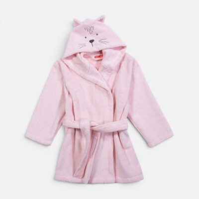 Μπουρνούζι Βρεφικό Cats Are Perfect Nef Nef Homeware, 100% ΒΑΜΒΑΚΙ