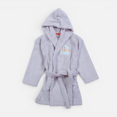 Μπουρνούζι Βρεφικό Elephants Nef Nef Homeware, 100% ΒΑΜΒΑΚΙ