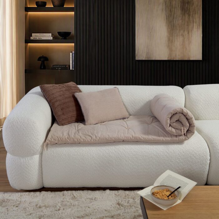 Ανώστρωμα Καναπέ Eriete 70x220 Nef Nef Homeware, ΥΦΑΣΜΑ:100% ΠΟΛ-ΕΣΩΤ:100% ΠΟΛ - Image 3