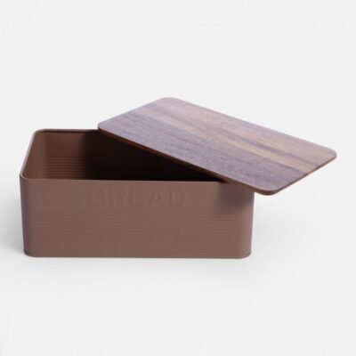 Ψωμιέρα Bready 33x18x12 Nef Nef Homeware, ΜΕΤΑΛ-ΞΥΛΟ - Image 2