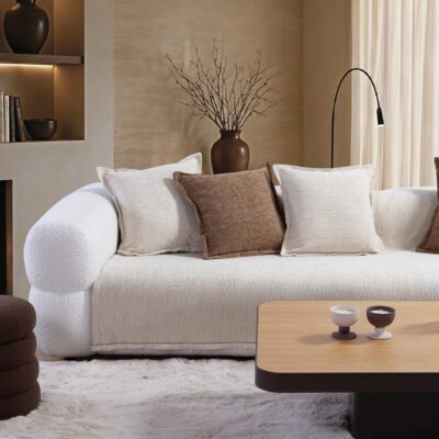 Ριχτάρι Τριθέσιου Καναπέ Venezia 170x300 Nef Nef Homeware, 58%ΑΚΡ-25%BAMB-17% ΠΟΛ - Image 3