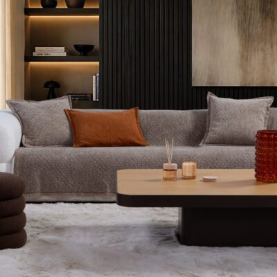 Ριχτάρι Πολυθρόνας Decore 170x180 Nef Nef Homeware, 58%ΑΚΡ-25%BAMB-17% ΠΟΛ - Image 4
