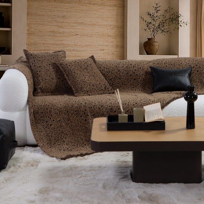 Ριχτάρι Πολυθρόνας Leopard 170x180 Nef Nef Homeware, 58%ΑΚΡ-25%BAMB-17% ΠΟΛ - Image 2