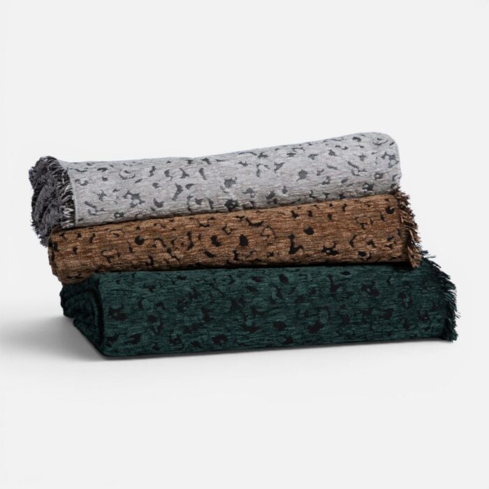 Ριχτάρι Διθέσιου Καναπέ Leopard 170x250 Nef Nef Homeware, 58%ΑΚΡ-25%BAMB-17% ΠΟΛ