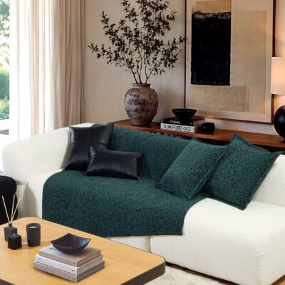 Ριχτάρι Διθέσιου Καναπέ Leopard 170x250 Nef Nef Homeware, 58%ΑΚΡ-25%BAMB-17% ΠΟΛ - Image 2