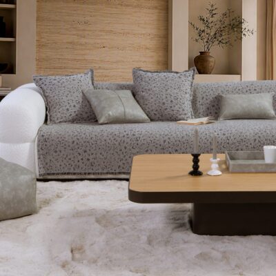 Ριχτάρι Διθέσιου Καναπέ Leopard 170x250 Nef Nef Homeware, 58%ΑΚΡ-25%BAMB-17% ΠΟΛ - Image 3