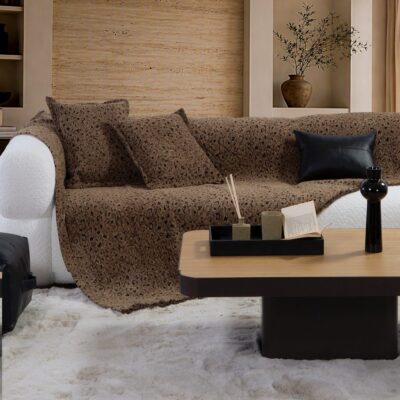 Ριχτάρι Διθέσιου Καναπέ Leopard 170x250 Nef Nef Homeware, 58%ΑΚΡ-25%BAMB-17% ΠΟΛ - Image 4