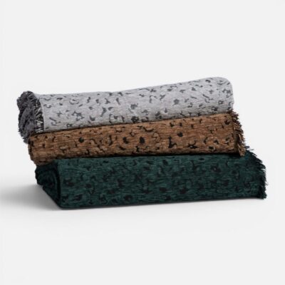 Ριχτάρι Τριθέσιου Καναπέ Leopard 170x300 Nef Nef Homeware, 58%ΑΚΡ-25%BAMB-17% ΠΟΛ