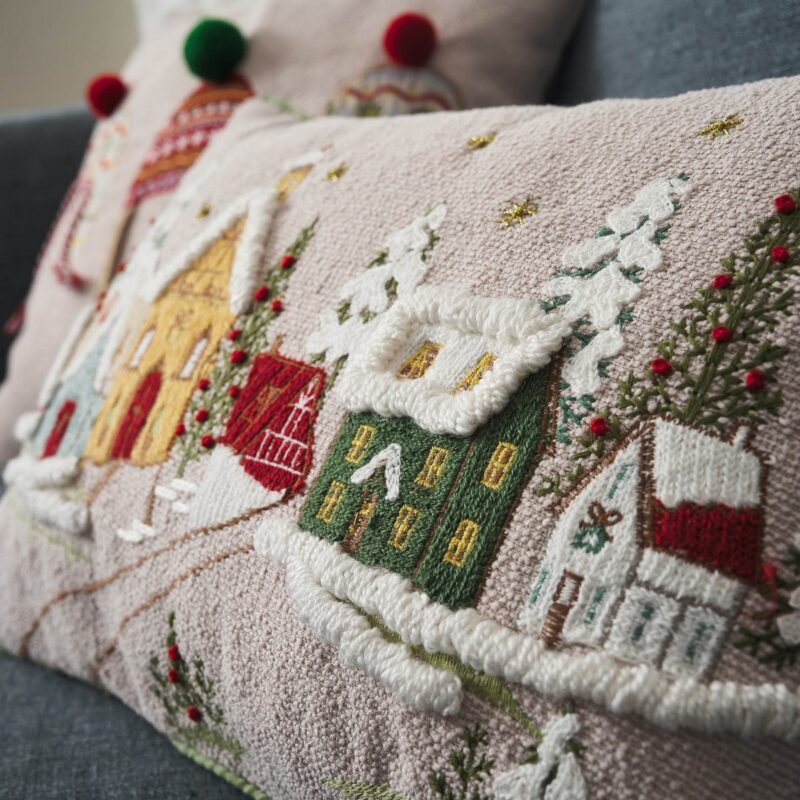 Μαξιλαροθήκη 30x45cm GOFIS HOME Xmas 296 - Image 2