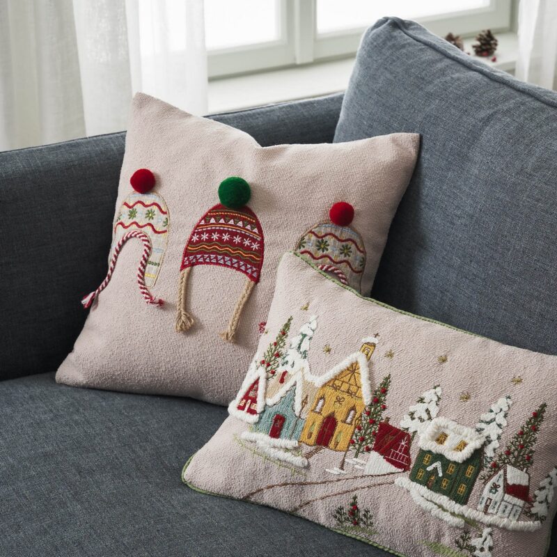 Μαξιλαροθήκη 30x45cm GOFIS HOME Xmas 296 - Image 3