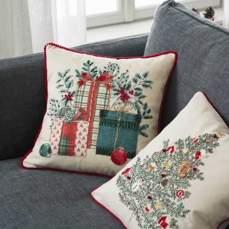 Μαξιλαροθήκη 43x43cm GOFIS HOME Xmas 341 - Image 3