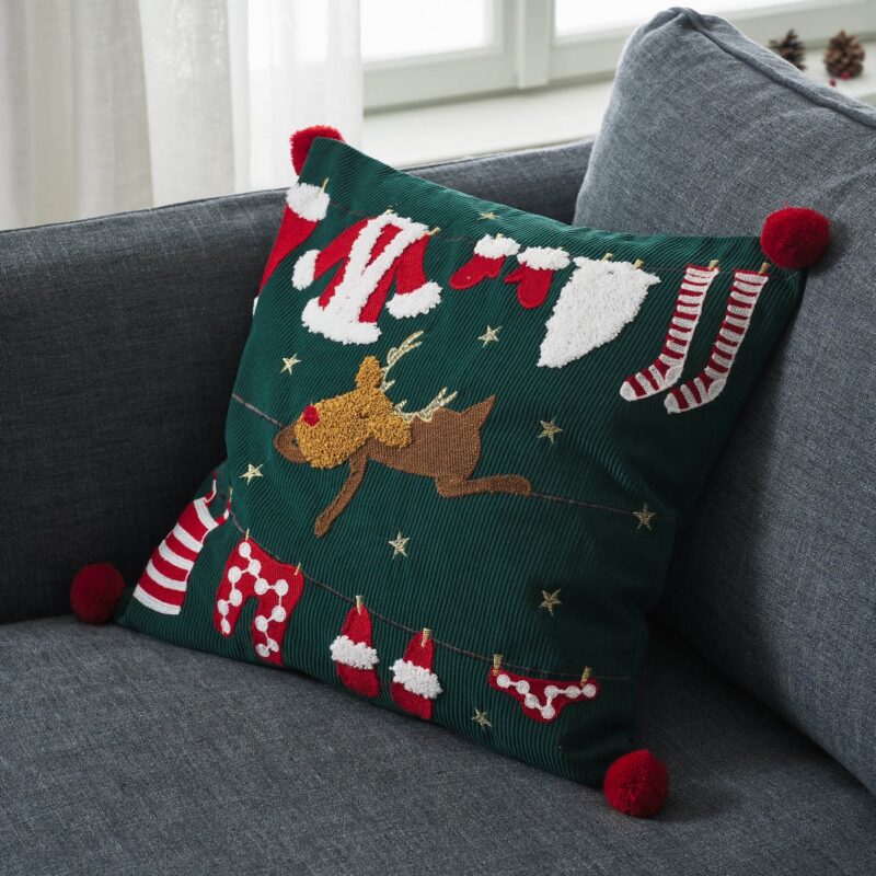 Μαξιλαροθήκη 43x43cm GOFIS HOME Xmas 387