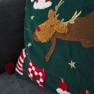 Μαξιλαροθήκη 43x43cm GOFIS HOME Xmas 387 - Image 2