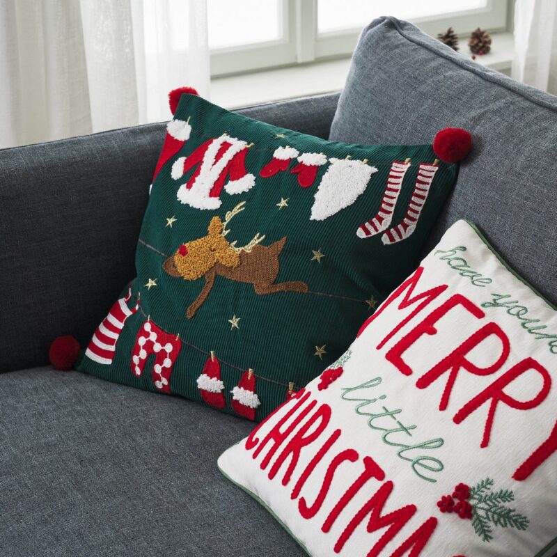 Μαξιλαροθήκη 43x43cm GOFIS HOME Xmas 387 - Image 4
