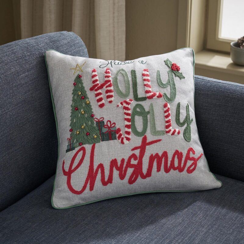 Μαξιλαροθήκη 43x43cm GOFIS HOME Xmas 902