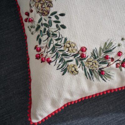 Μαξιλαροθήκη 43x43cm GOFIS HOME Xmas 928 - Image 2