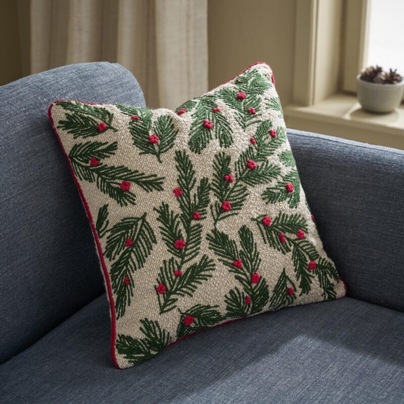 Μαξιλαροθήκη 43x43cm GOFIS HOME Xmas 952
