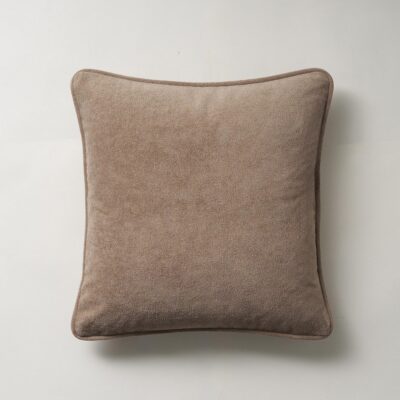 Μαξιλαροθήκη 43x43cm GOFIS HOME Nadinia Sesame Brown 137/13