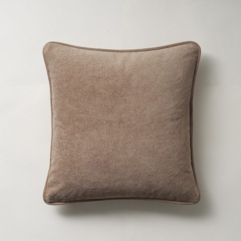 Μαξιλαροθήκη 43x43cm GOFIS HOME Nadinia Sesame Brown 137/13