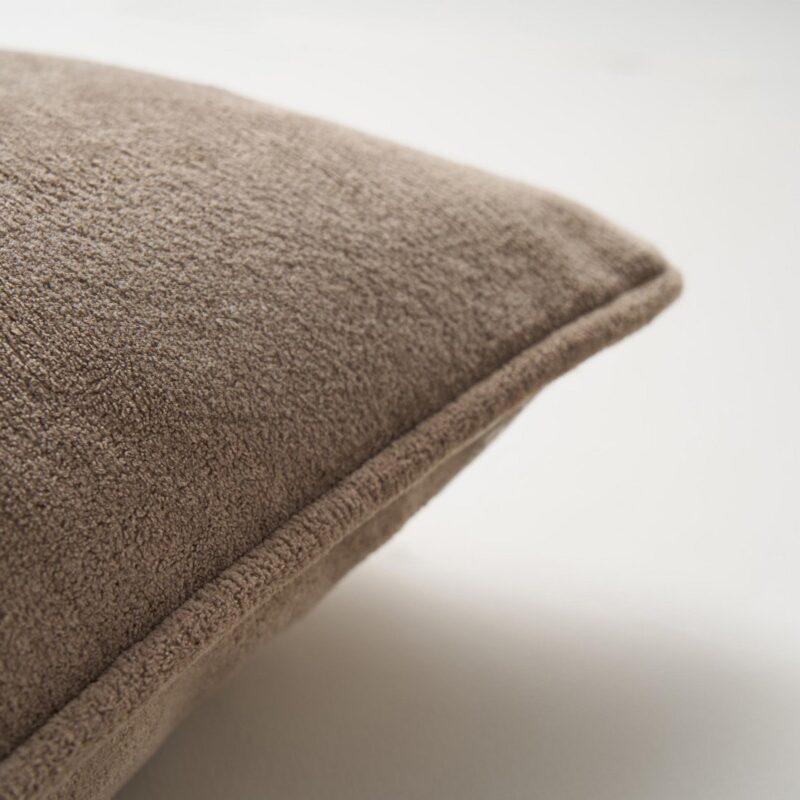 Μαξιλαροθήκη 43x43cm GOFIS HOME Nadinia Sesame Brown 137/13 - Image 3