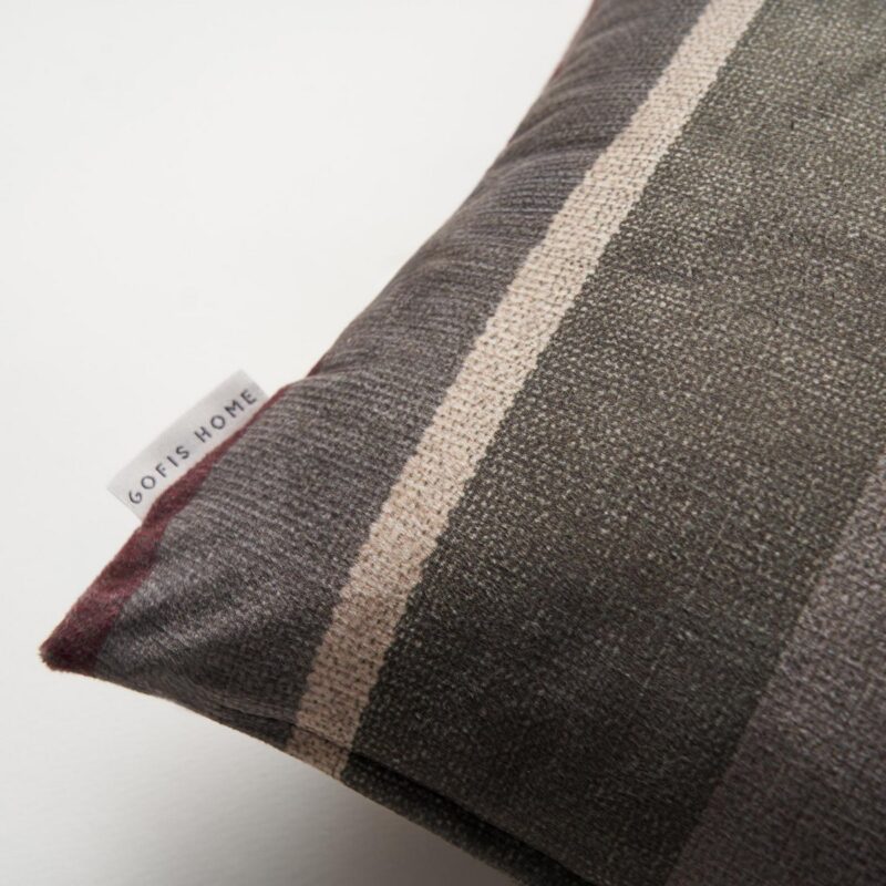 Μαξιλαροθήκη 30x45cm GOFIS HOME Neoma stripe 158 - Image 2