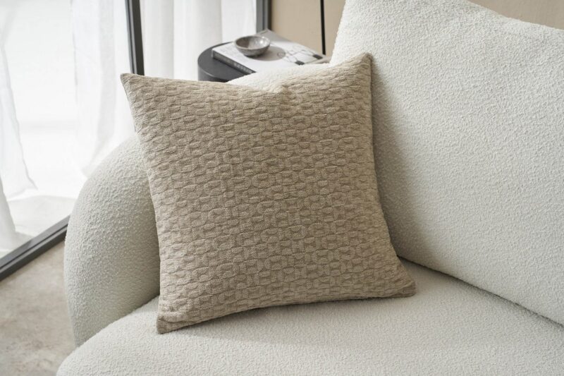 Μαξιλαροθήκη 50x50cm GOFIS HOME Ondine Beige 184/06