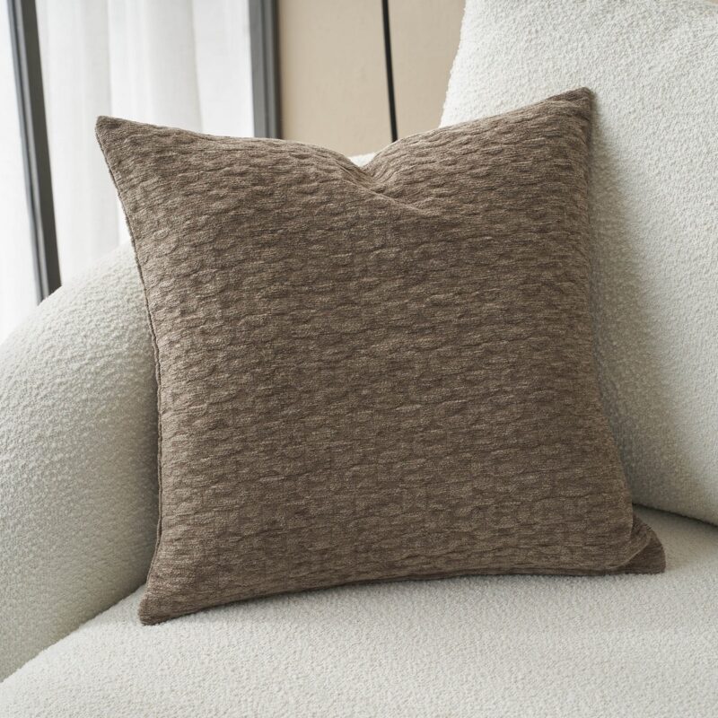 Μαξιλαροθήκη 50x50cm GOFIS HOME Ondine Fern Brown 184/13