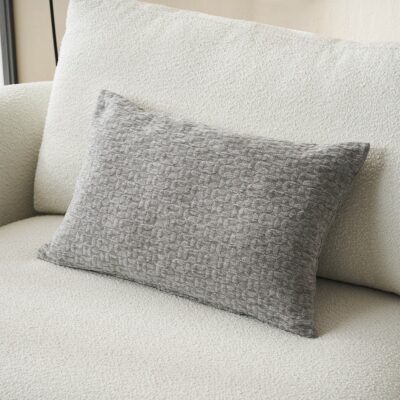 Μαξιλαροθήκη 40x60cm GOFIS HOME Ondine Silver Grey 184/15