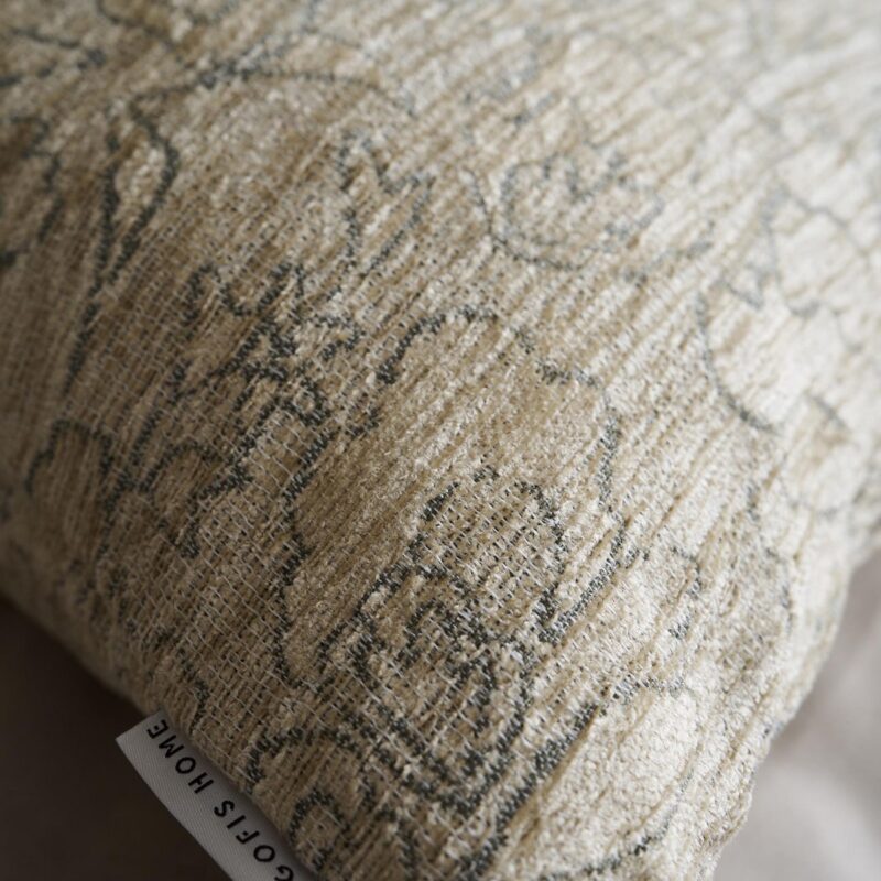 Μαξιλαροθήκη 50x50cm GOFIS HOME Aradia Weed Beige 430/07 - Image 2
