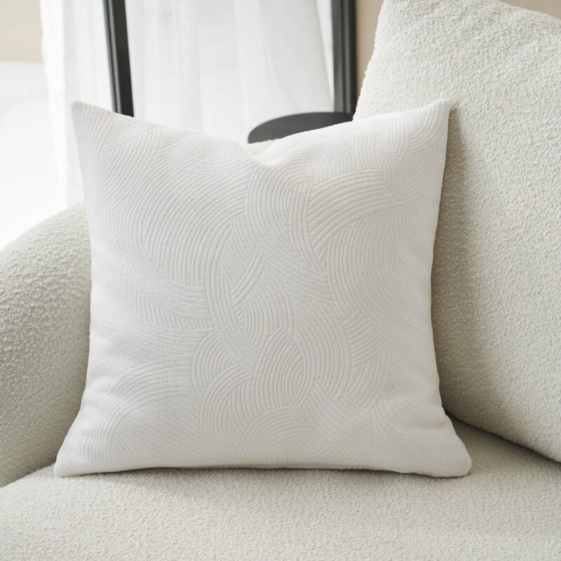 Μαξιλαροθήκη 50x50cm GOFIS HOME Nimbus Poral White 447/26