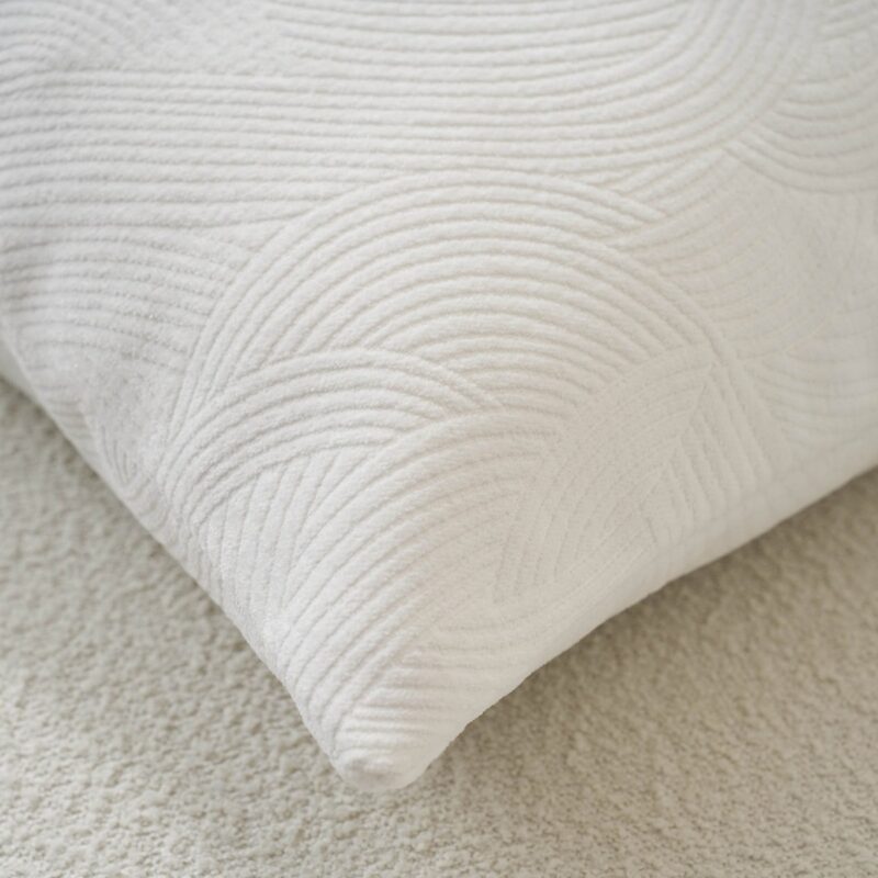 Μαξιλαροθήκη 50x50cm GOFIS HOME Nimbus Poral White 447/26 - Image 2