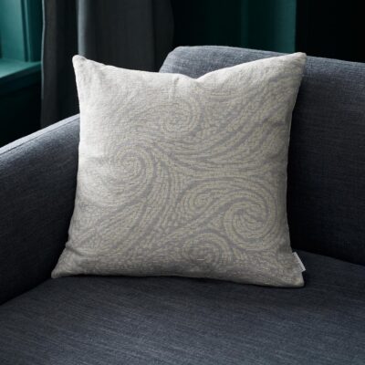 Μαξιλαροθήκη 50x50cm GOFIS HOME Rune Silver Grey 448/15