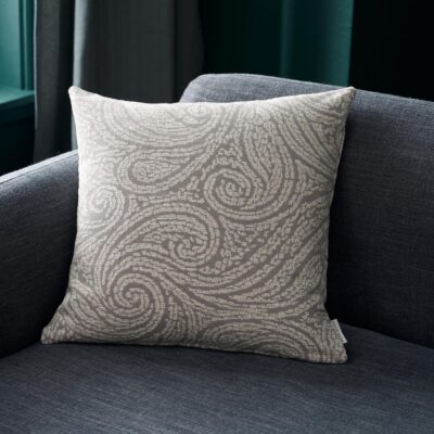 Μαξιλαροθήκη 50x50cm GOFIS HOME Rune Silver Beige 448/45