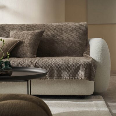 Ριχτάρι Πολυθρόνας 180x175cm GOFIS HOME Ondine Fern Brown 184/13 - Image 3