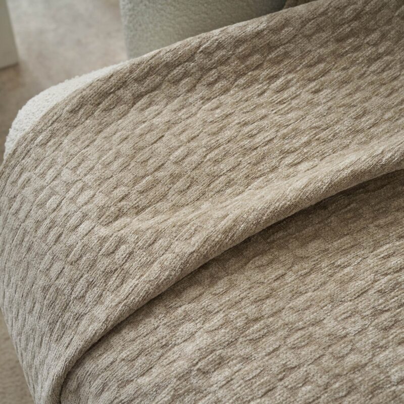 Ριχτάρι Διθέσιου 180x250cm GOFIS HOME Ondine Beige 184/06 - Image 2
