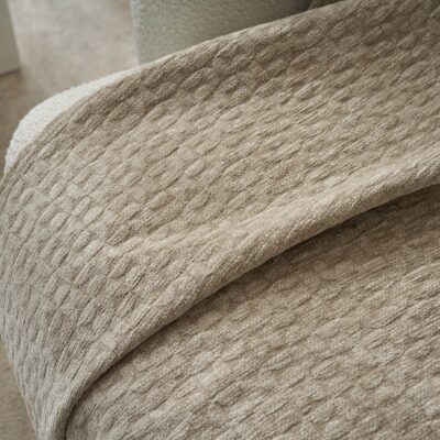 Ριχτάρι Τριθέσιου 180x300cm GOFIS HOME Beige 184/06 - Image 2