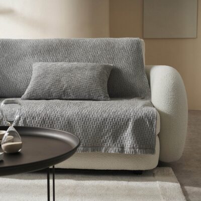 Ριχτάρι Τριθέσιου 180x300cm GOFIS HOME Silver Grey 184/15