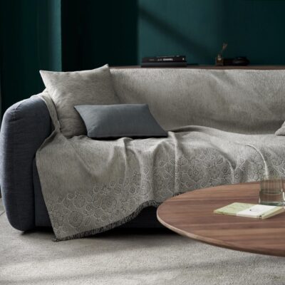 Ριχτάρι Πολυθρόνας 180x180cm GOFIS HOME Neith Black stroke 395/14