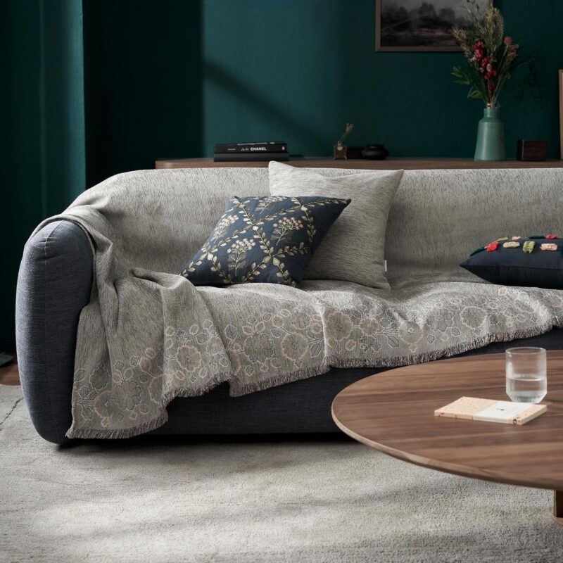 Ριχτάρι Πολυθρόνας 180x180cm GOFIS HOME Neith Salmon stroke 395/15