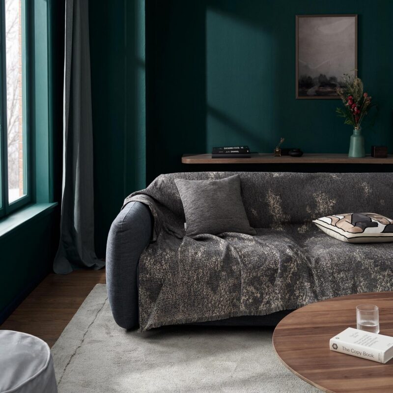 Ριχτάρι Πολυθρόνας 180x180cm GOFIS HOME Laverna Rock Grey 425/15 - Image 5