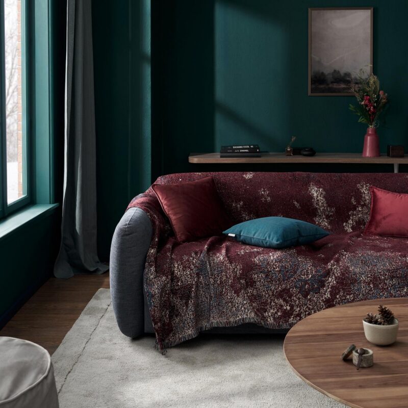 Ριχτάρι Τριθέσιου 180x310cm GOFIS HOME Laverna Cherry 425/02 - Image 5