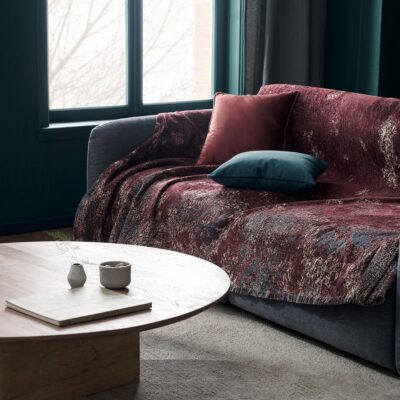Ριχτάρι Τετραθέσιου 180x350cm GOFIS HOME Laverna Cherry 425/02 - Image 4