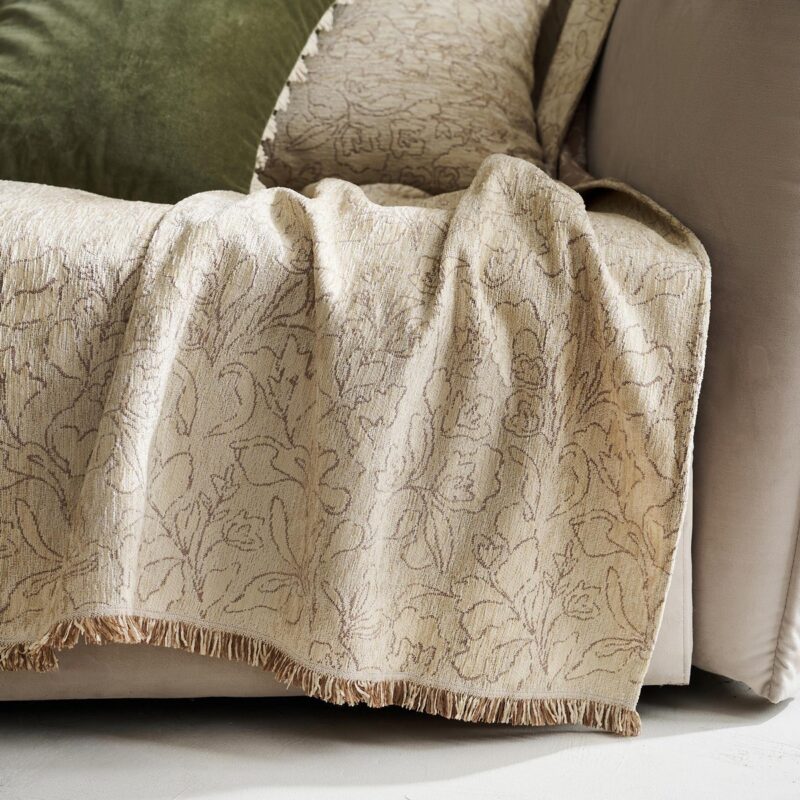 Ριχτάρι Πολυθρόνας 180x180cm GOFIS HOME Aradia Beige 430/05