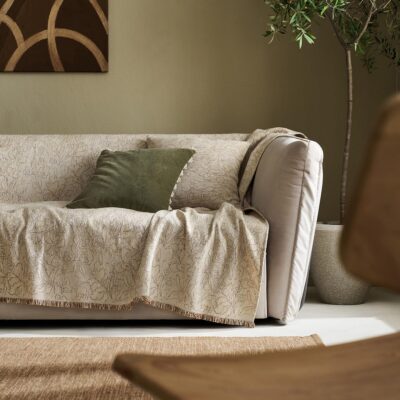 Ριχτάρι Διθέσιου 180x250cm GOFIS HOME Aradia Beige 430/05 - Image 2