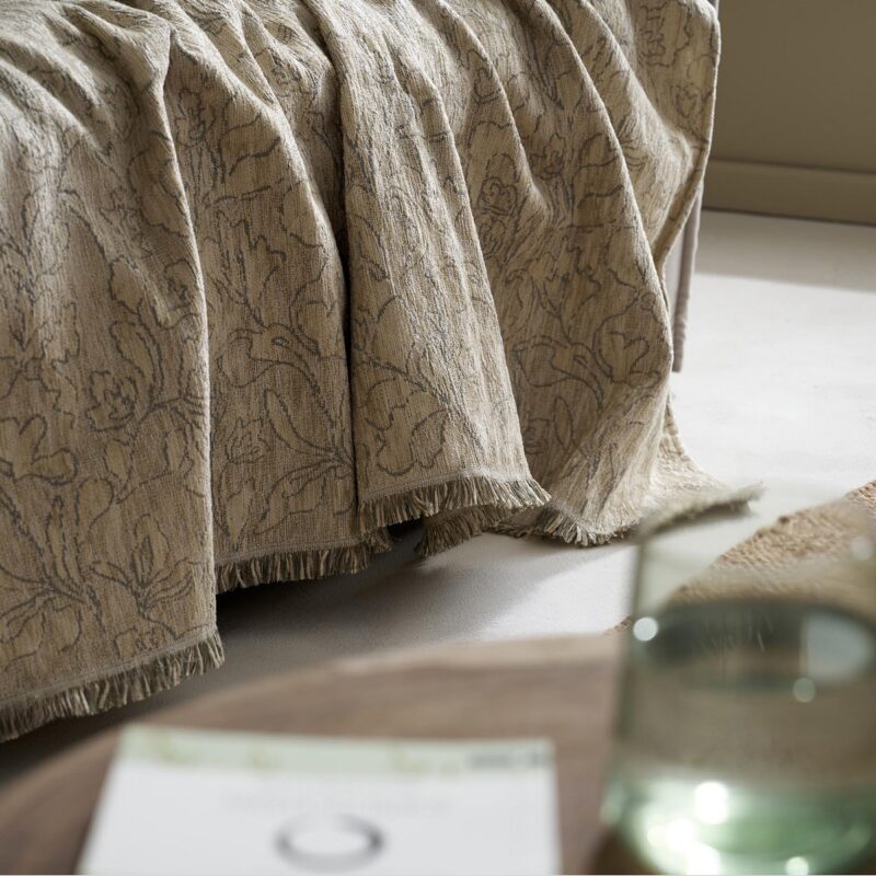 Ριχτάρι Τριθέσιου 180x300cm GOFIS HOME Aradia Weed Beige 430/07 - Image 4