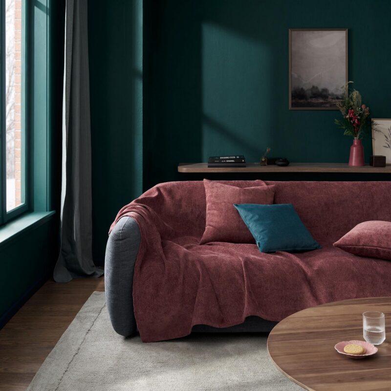 Ριχτάρι Πολυθρόνας 180x180cm GOFIS HOME Nimbus Red Wine 447/02 - Image 6