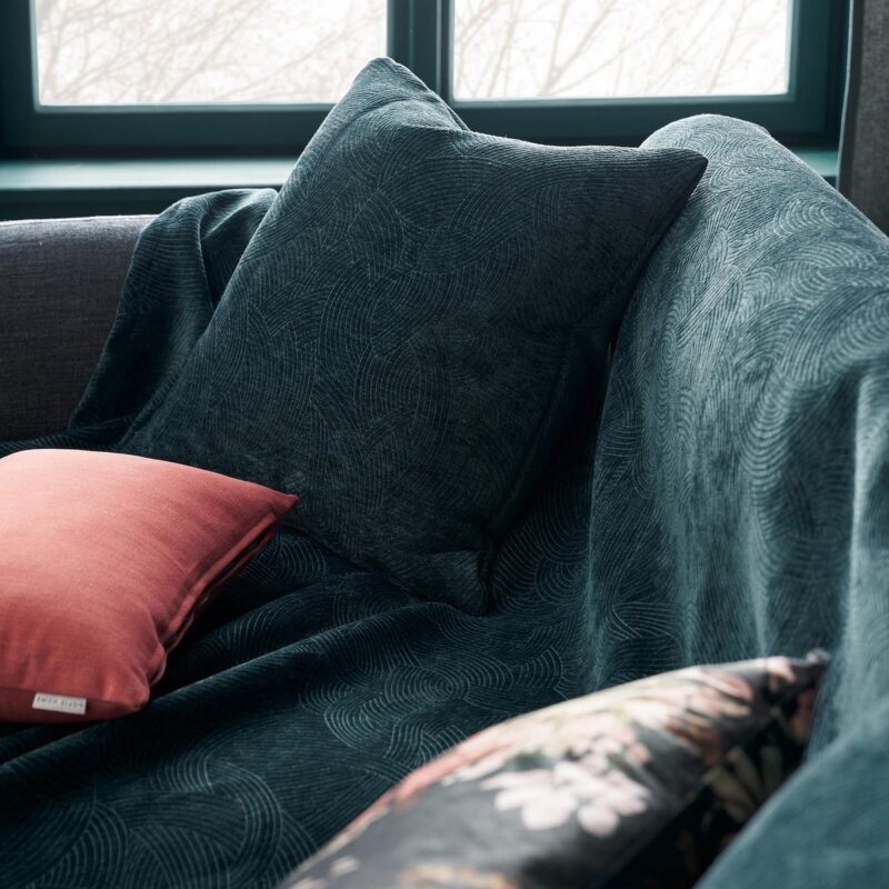 Ριχτάρι Πολυθρόνας 180x180cm GOFIS HOME Nimbus Deep Ocean Blue 447/18 - Image 5